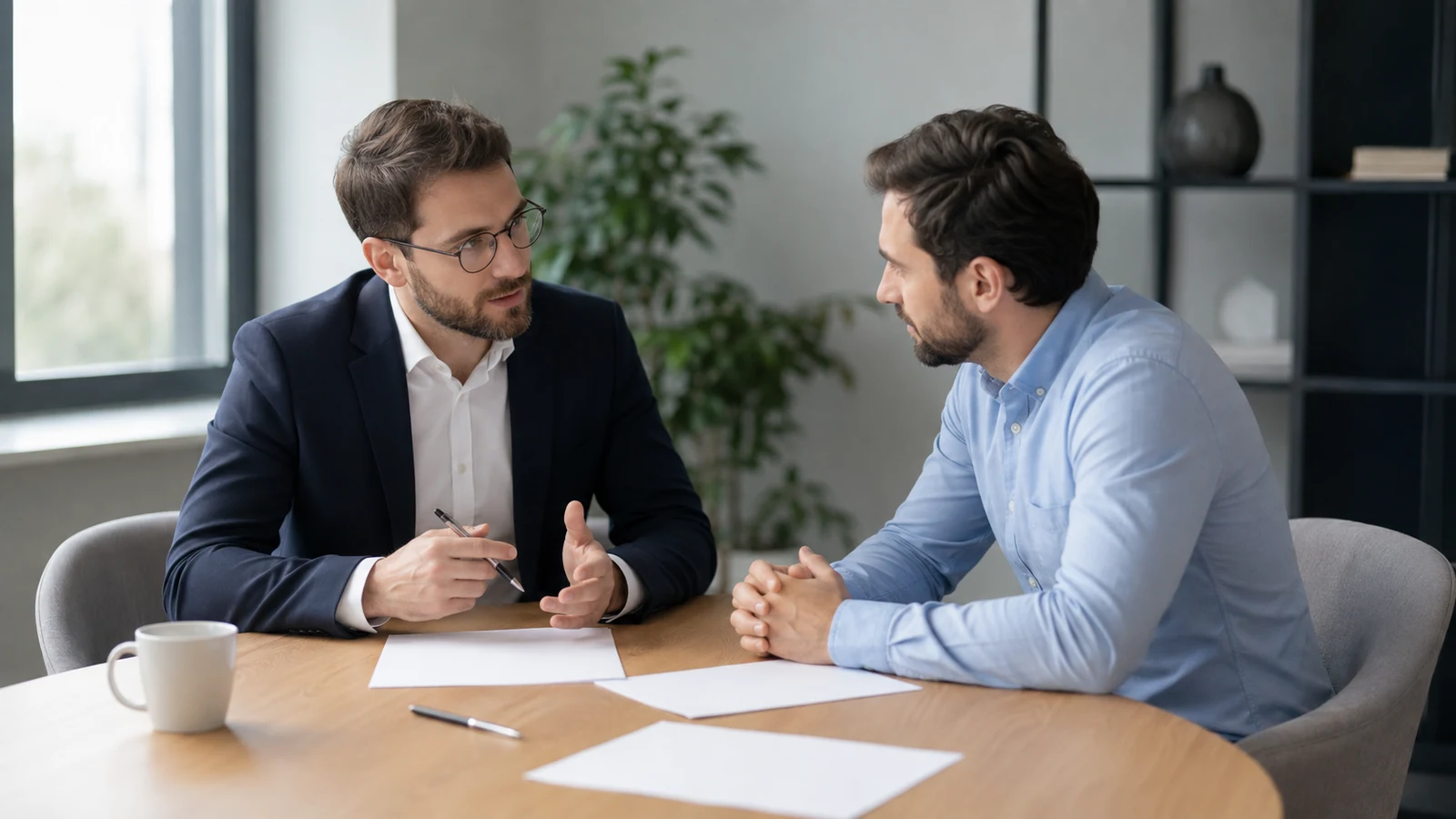 Espace de travail partagé, lumineux et calme