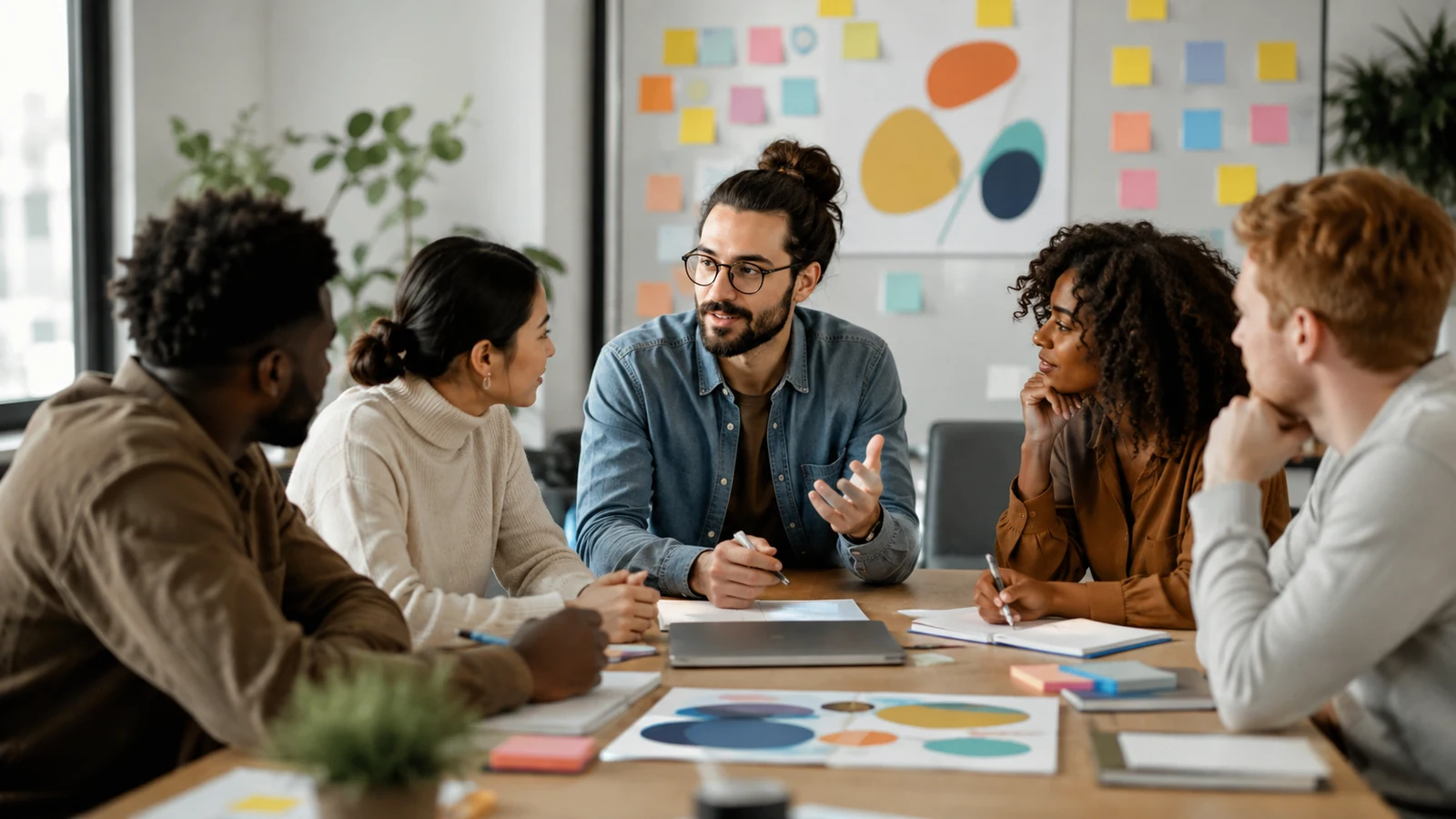 Atelier de stratégie marketing digital dans une PME